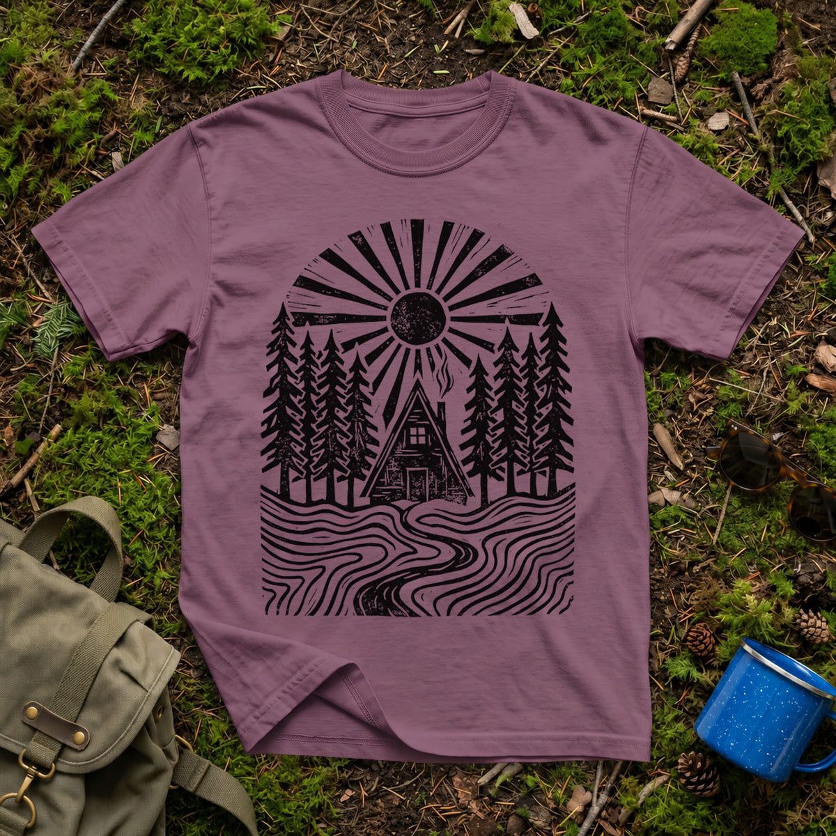 The Alpine Ridge Cabin T-Shirt