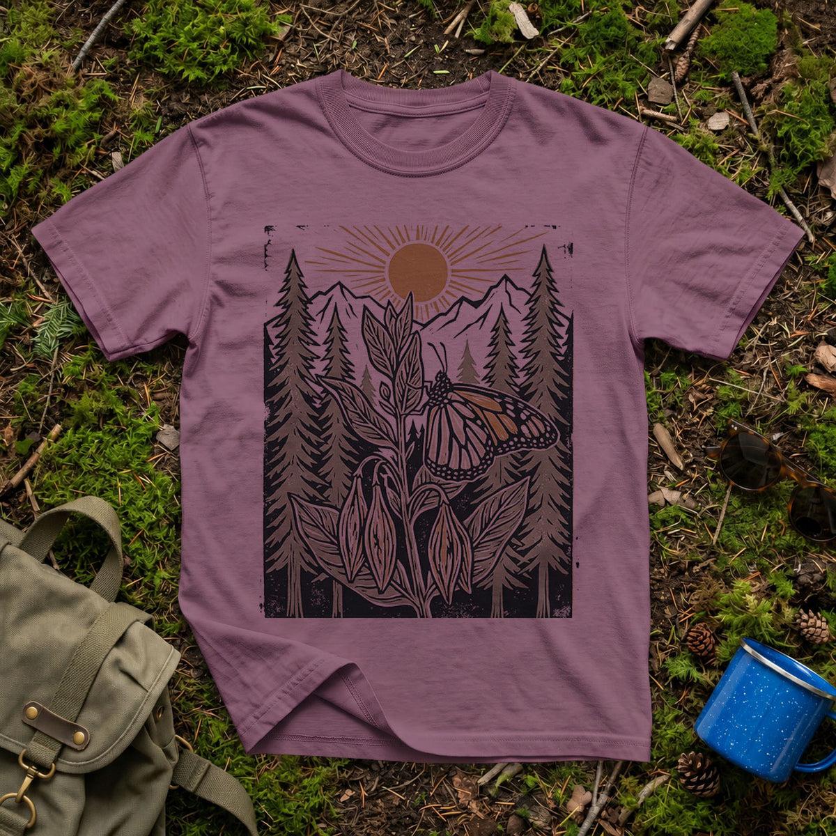 The Monarch & Milkweed T-Shirt
