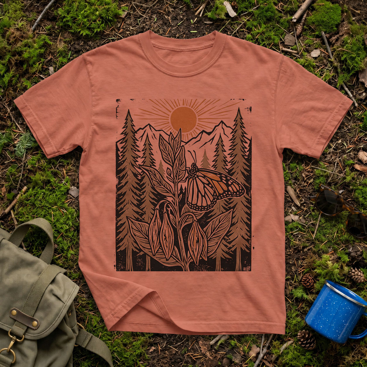 The Monarch & Milkweed T-Shirt