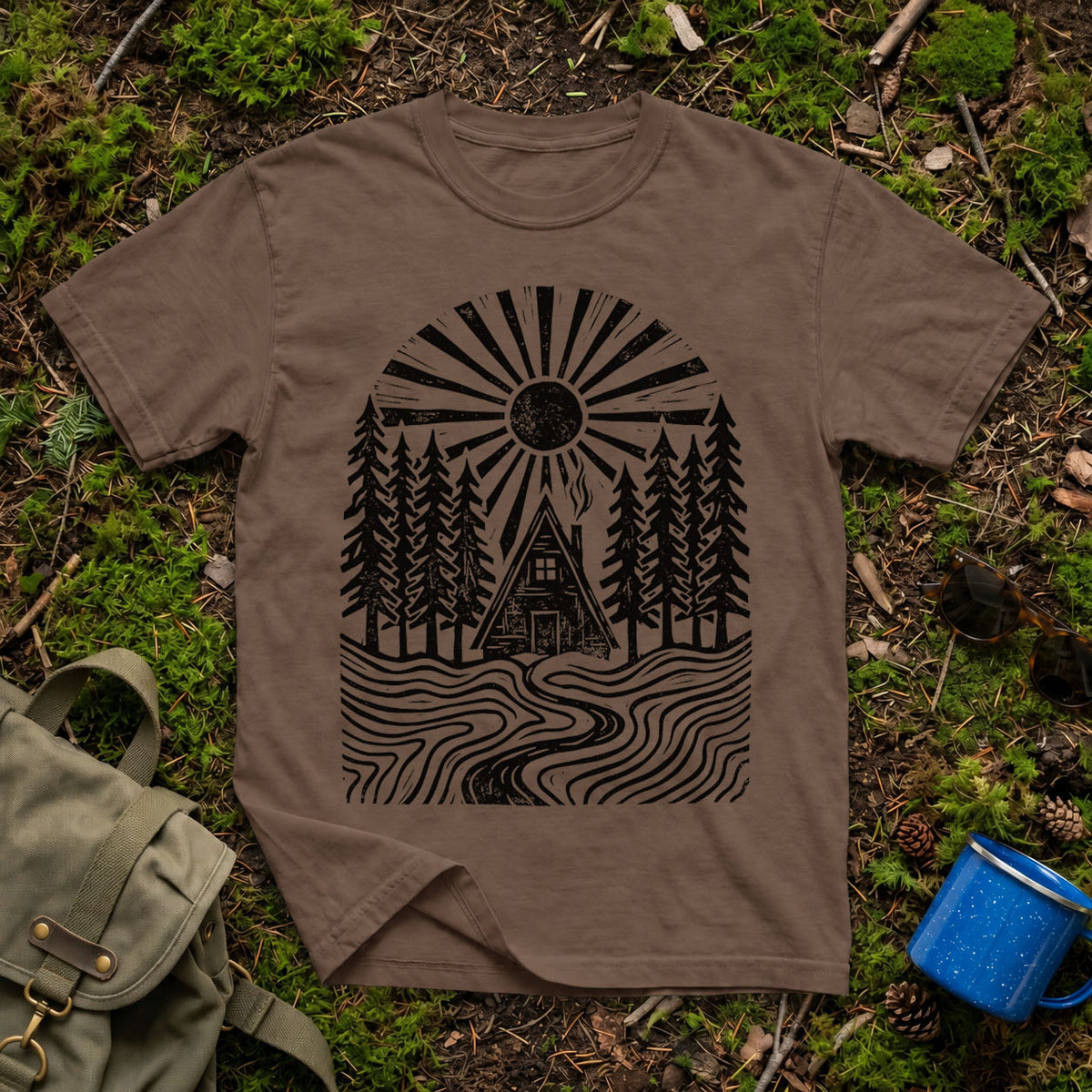 The Alpine Ridge Cabin T-Shirt