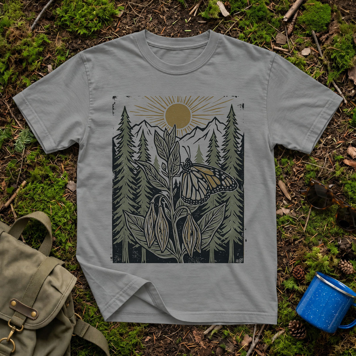 The Monarch & Milkweed T-Shirt