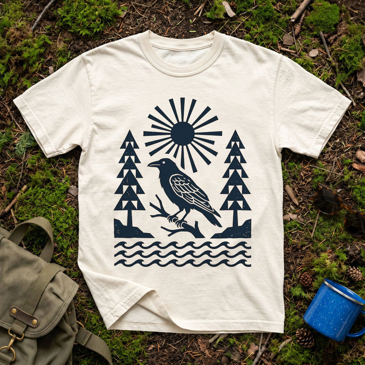 The Sunwatcher Raven T-Shirt