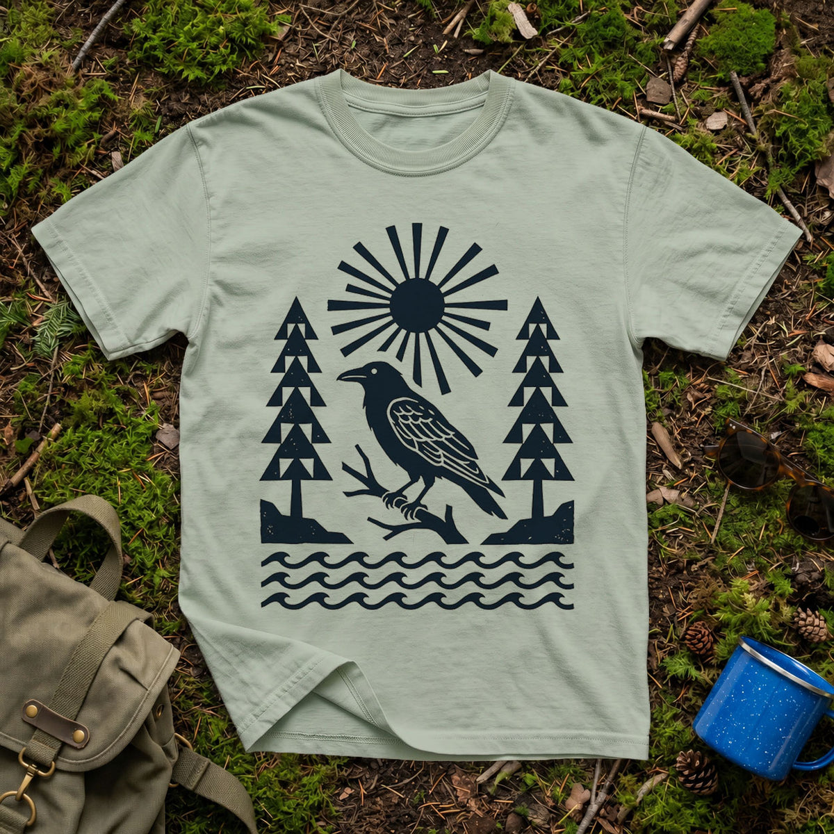 The Sunwatcher Raven T-Shirt