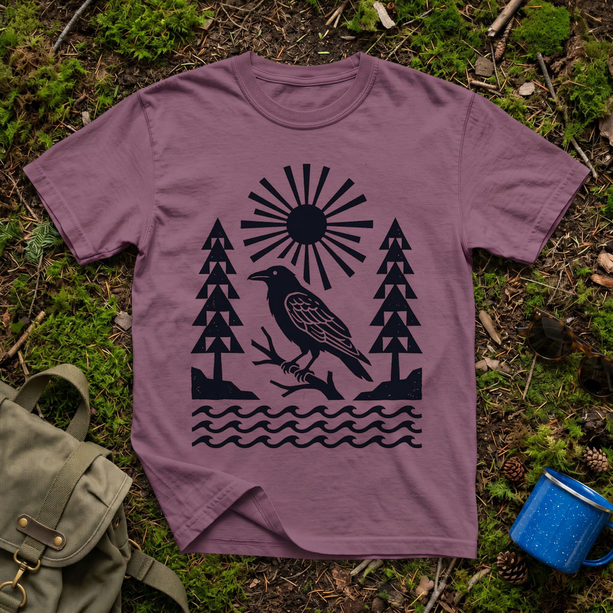 The Sunwatcher Raven T-Shirt