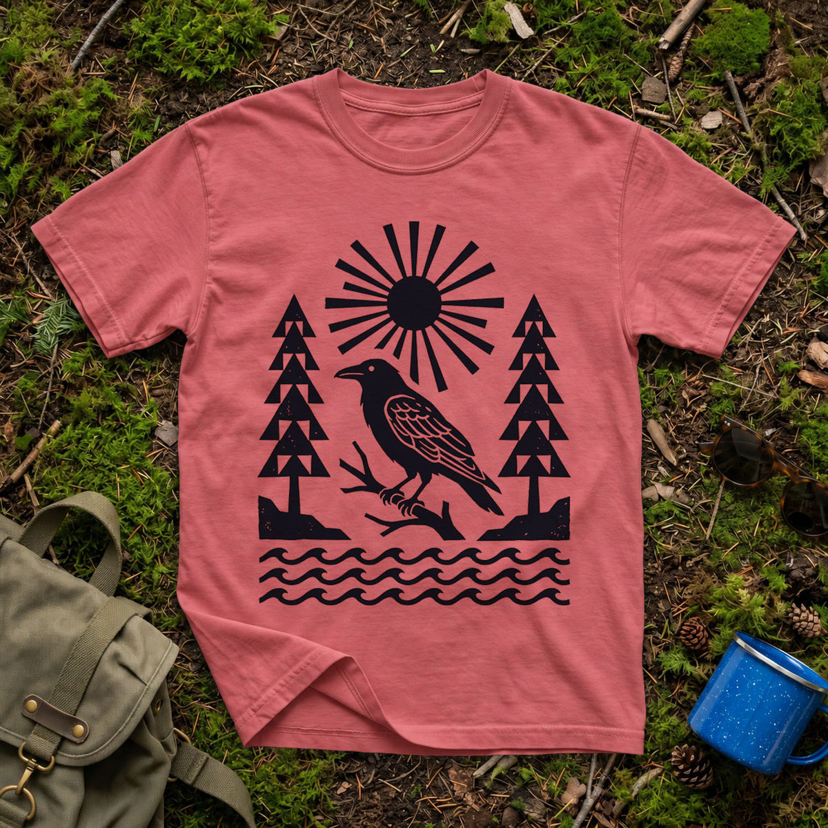 The Sunwatcher Raven T-Shirt