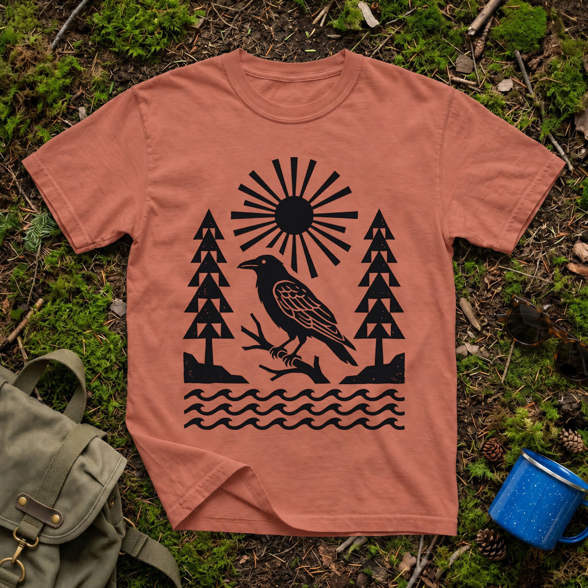 The Sunwatcher Raven T-Shirt