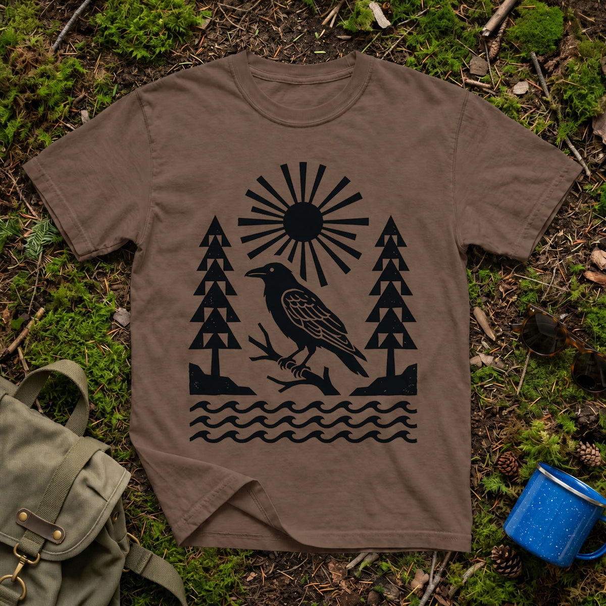 The Sunwatcher Raven T-Shirt