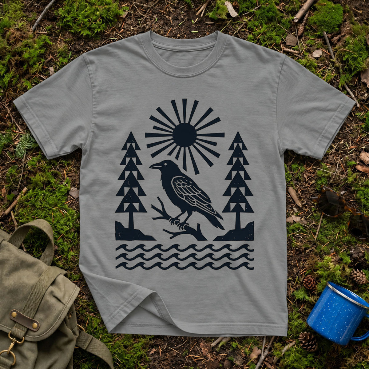 The Sunwatcher Raven T-Shirt