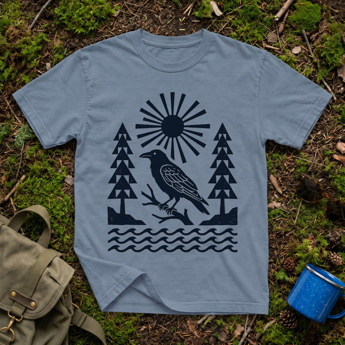 The Sunwatcher Raven T-Shirt